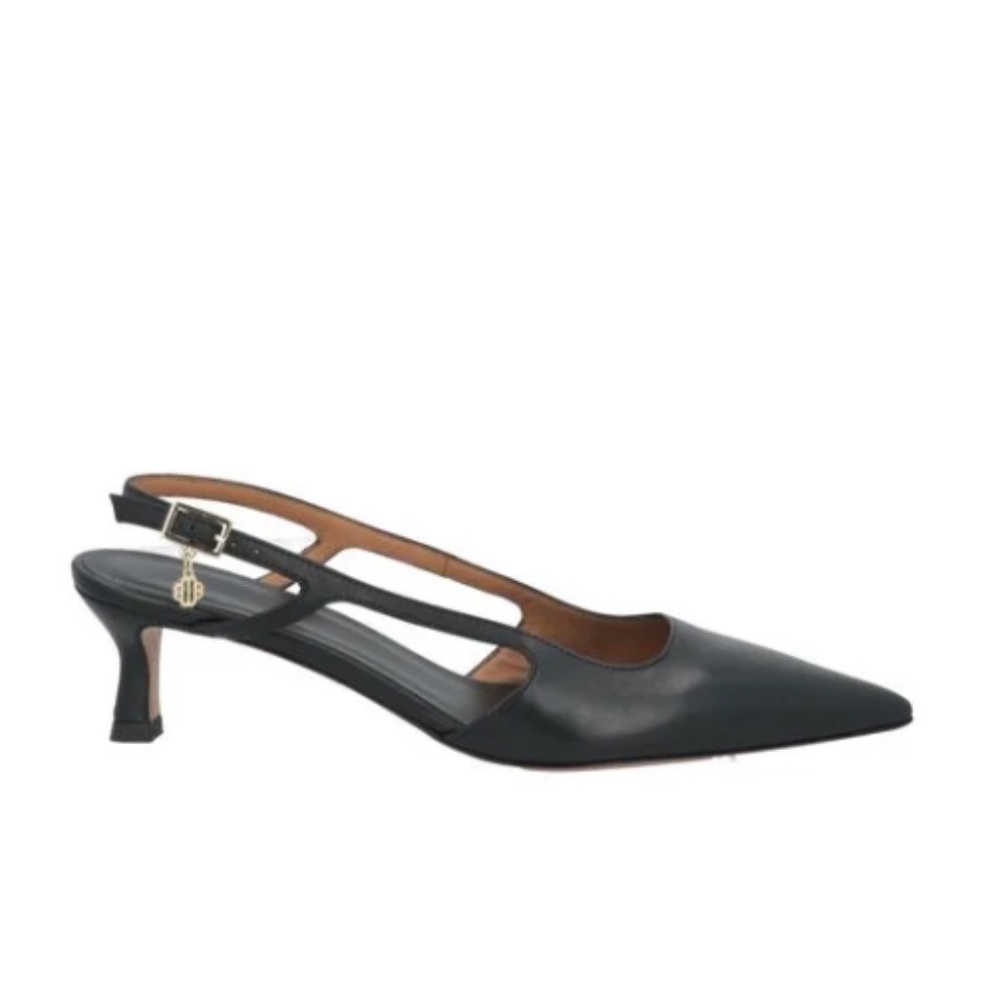 Fayna Pointed Toe Open Mid Heel Pumps